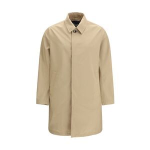 Herno Beige Polyester Trench Men's Coat